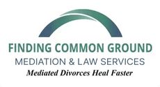 The logo for Finding Common Ground Mediation and Law Services.
