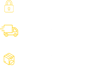Secure Payments, Fast Delivery and Free shipping in the Continental US over $200