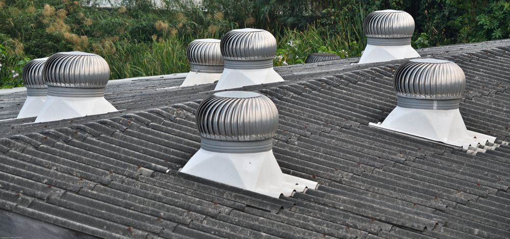 A roof with a lot of vents on it — Bradshaw Plumbing & Roofing Pty Ltd In Paget, QLD