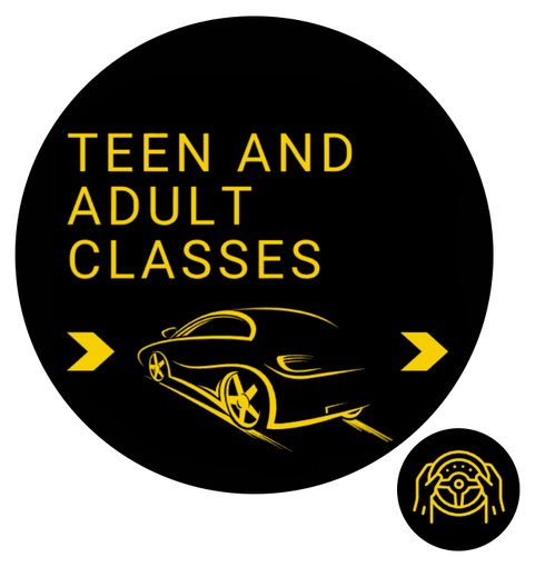 driving car icon for garza driving school