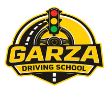 garza driving school logo 