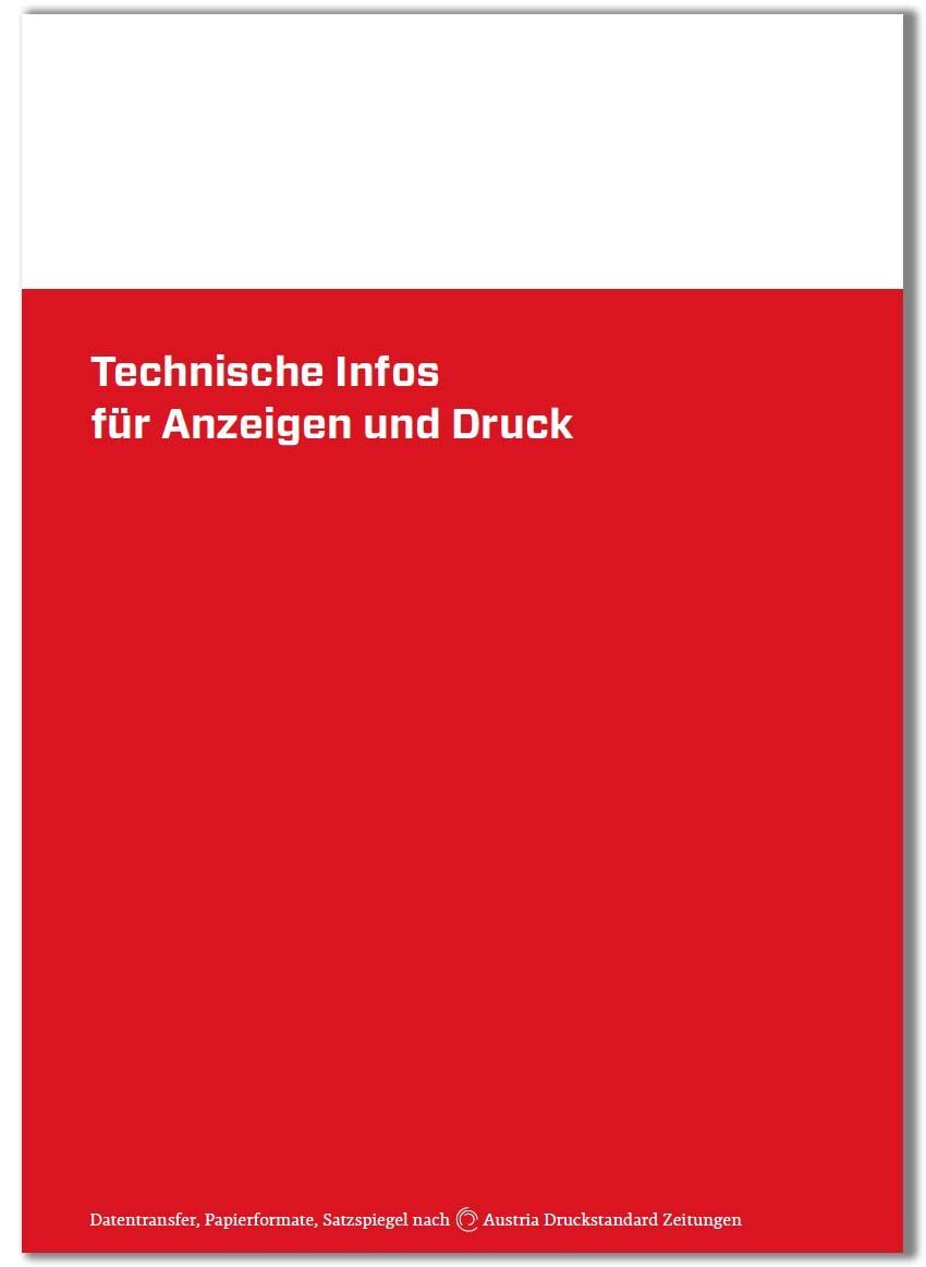Technische Infos für Anzeigen und Druck Technische Infos
für Anzeigen und Druck