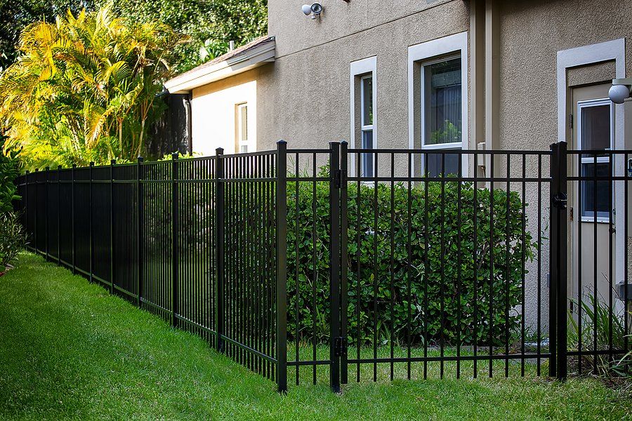 house with aluminum fencing in Mission Viejo