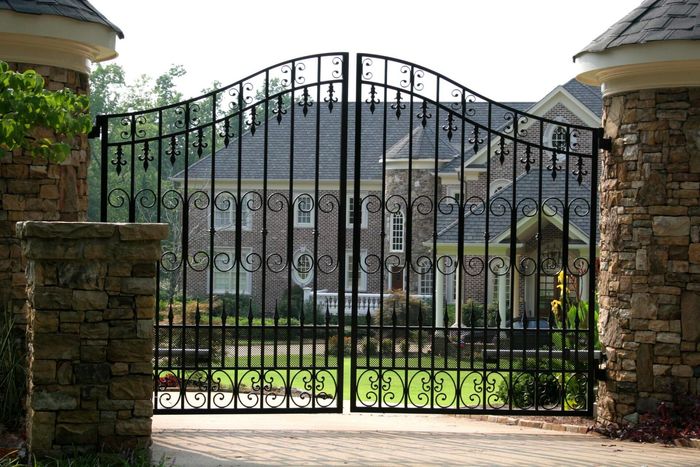 House with newly installed gate in Mission Viejo CA
