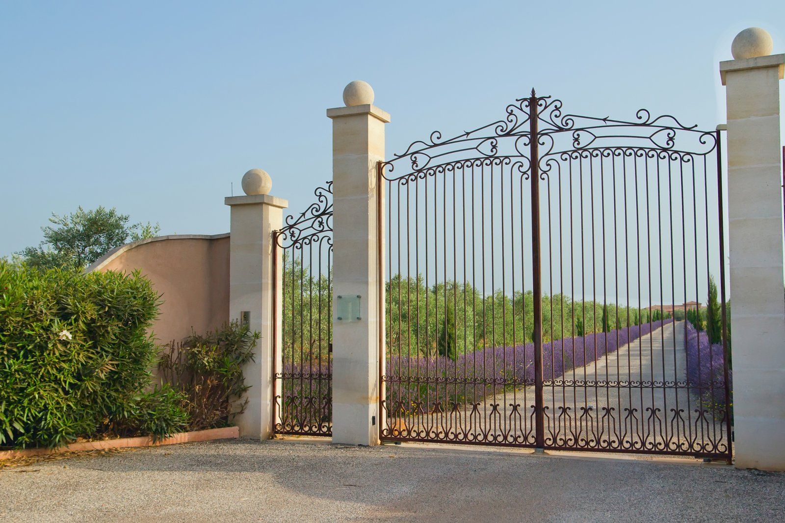 newly installed gate in Mission Viejo