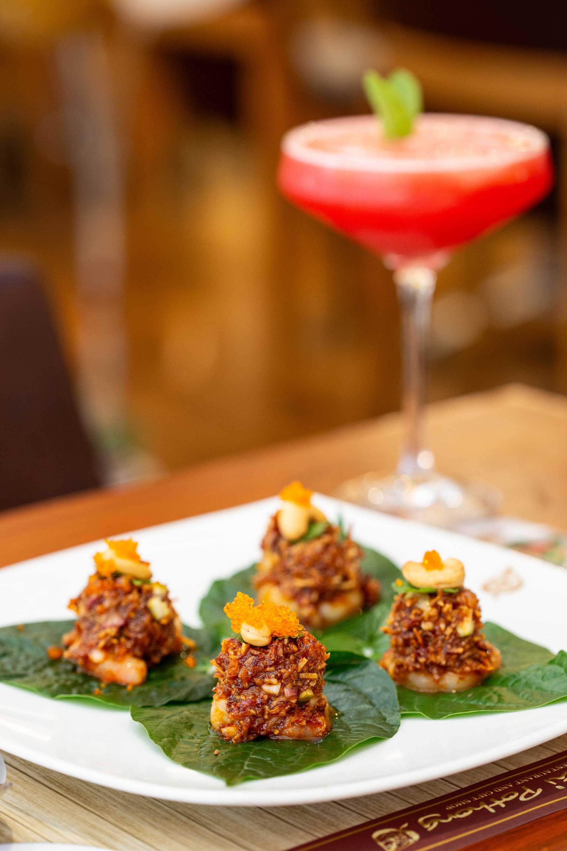 Miangkam is a must try entree at Thai Pothong Newtown