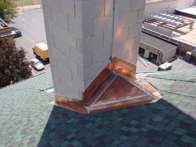 St. Elizabeth Church: Chimney Flashing