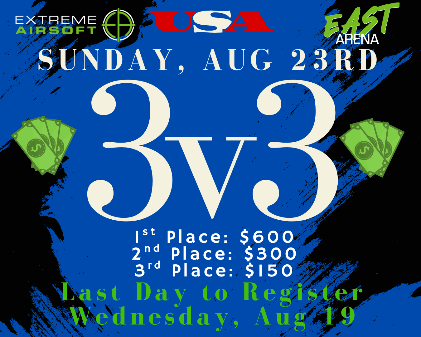 USA 3v3 Tournament Cash Prize