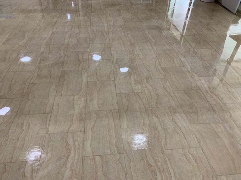 A Close Up of a Tiled Floor in a Room — The Tile & Stone Specialists in Peregian Beach, QLD