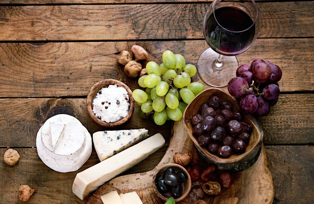 Wine and Cheese
