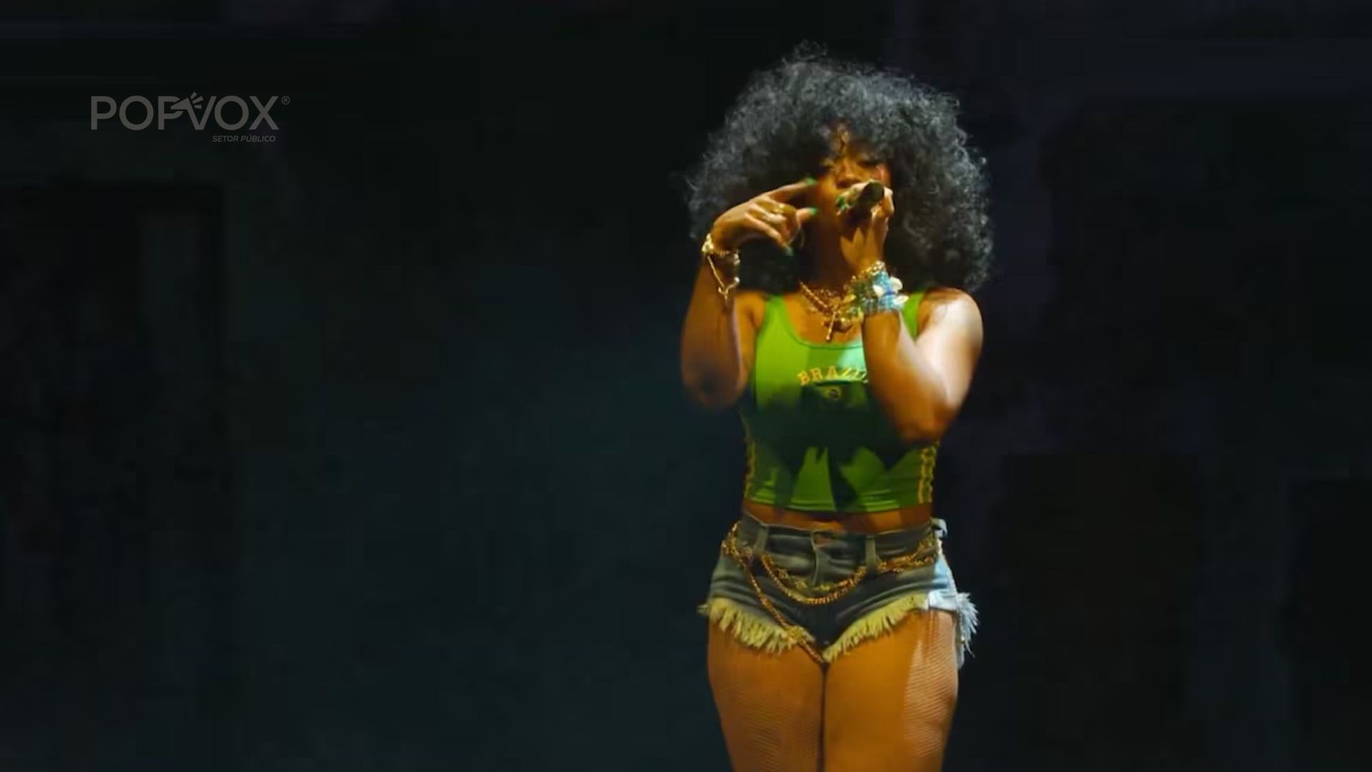 Sza se apresenta no Lollapalooza 2024