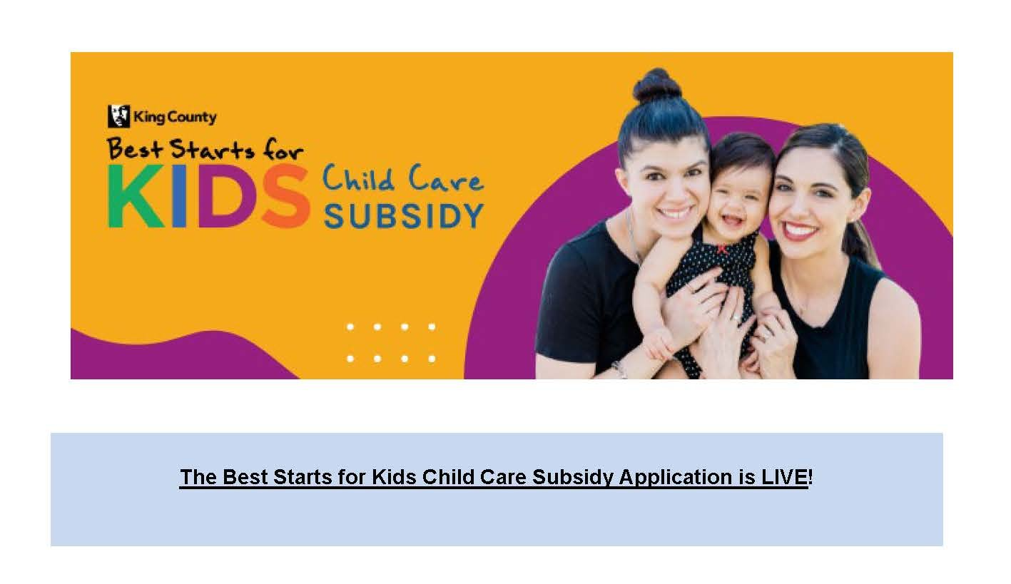Promotional graphic: Two women and a baby, with text