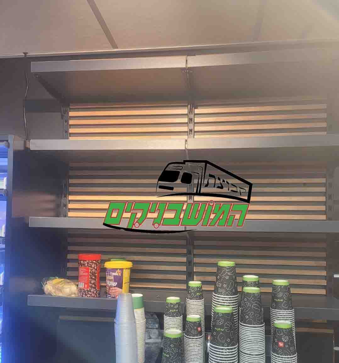 מידוף לחנויות עם חיפוי