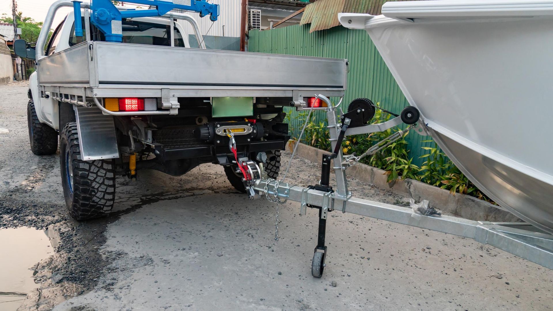 Tow Truck Loading Vehicle For Transport | Brady’s Auto Repair