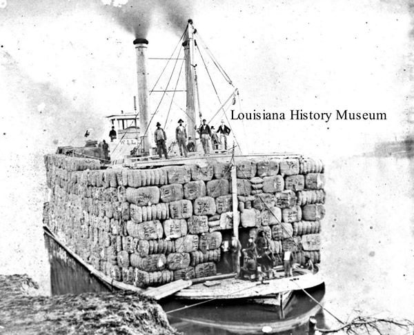 A black and white photo from the louisiana history museum