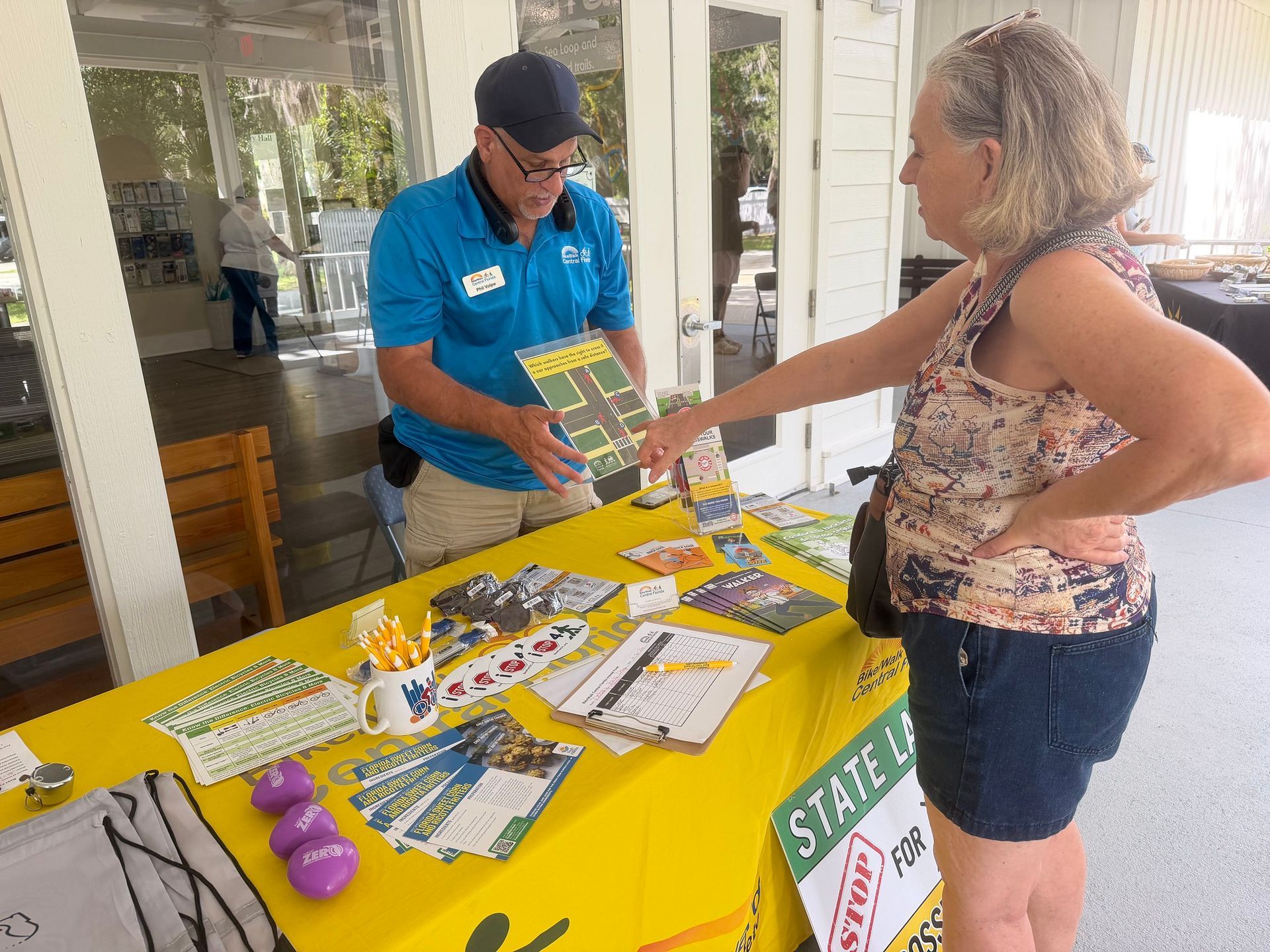 (Best Foot Forward team connecting with the community at outreach events) 