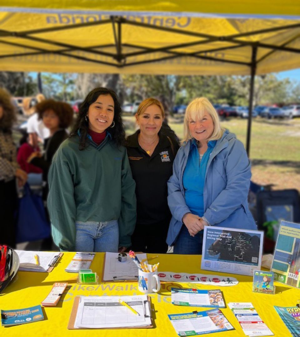 Bike/Walk Central Florida staff with Commissioner