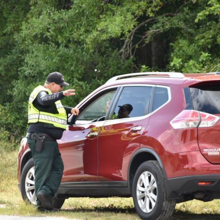 Person pulled over 