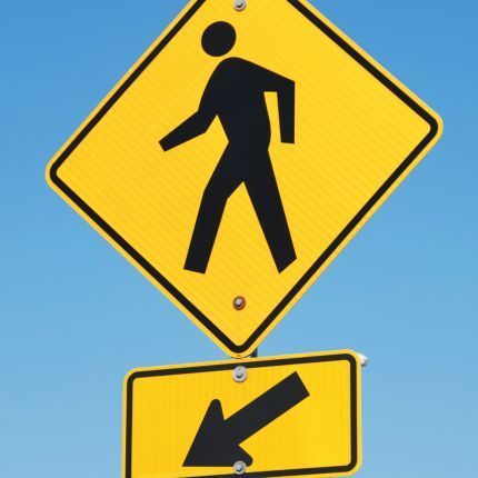 Crossing sign