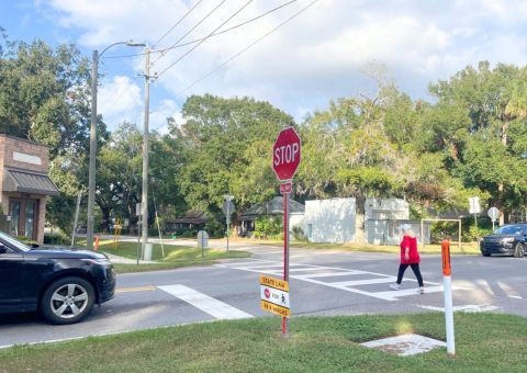 Crosswalk enforcement Operation Best Foot Forward