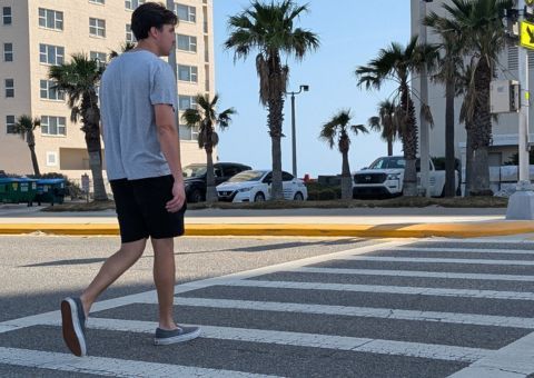 Crosswalk enforcement Operation Best Foot Forward Daytona Beach