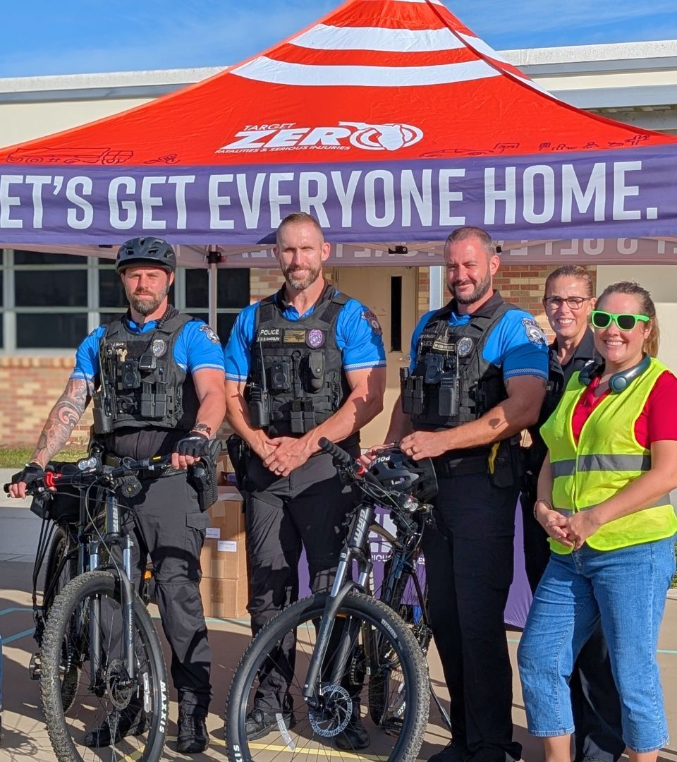 Bike/Walk Central Florida team with law enforcement