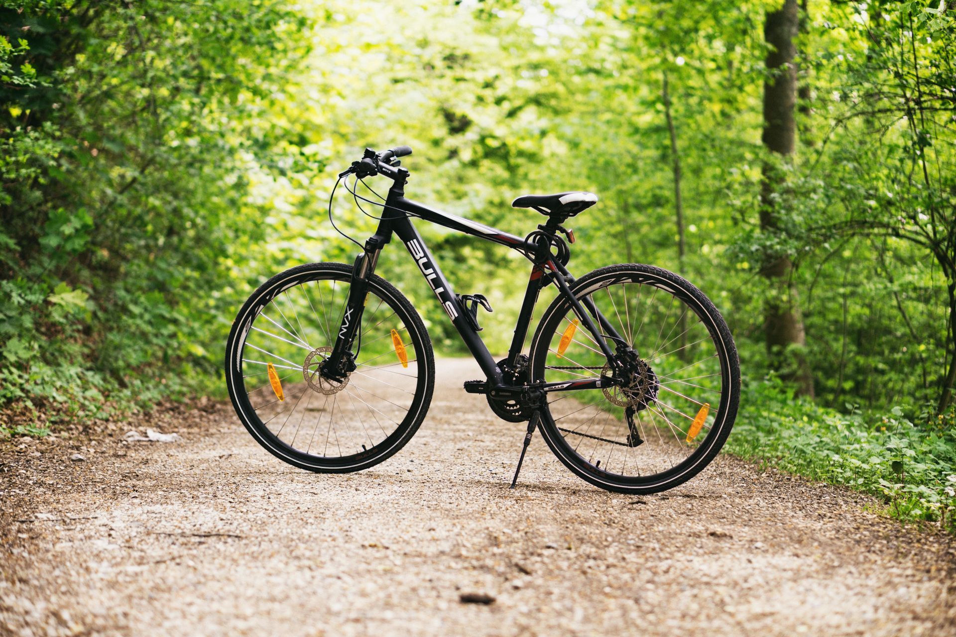 Bicycle on a trail