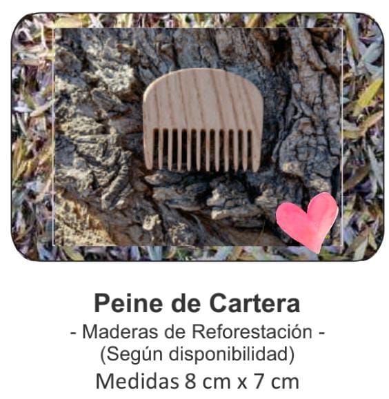 Pulsera de madera con apariencia de corteza, con la inscripción