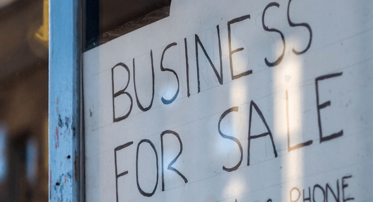 Busines for sale sign