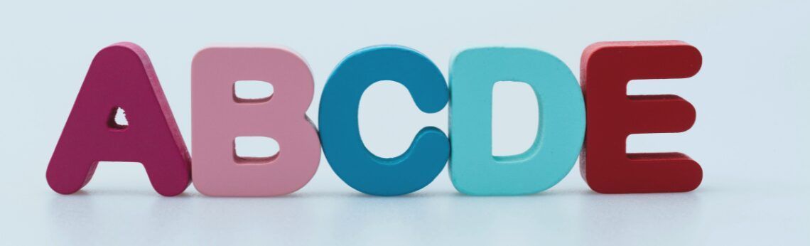 Wooden letters 