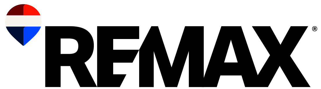 RE/MAX logo featuring the text "REMAX" in bold black letters next to a red, white, and blue balloon icon.