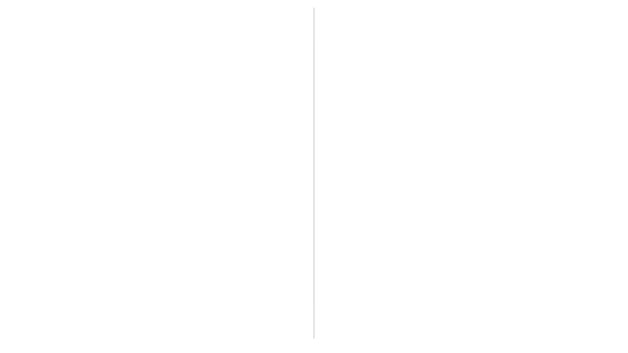 Überwiegend weißes Bild mit einer schwachen vertikalen grauen Linie nahe der Mitte.