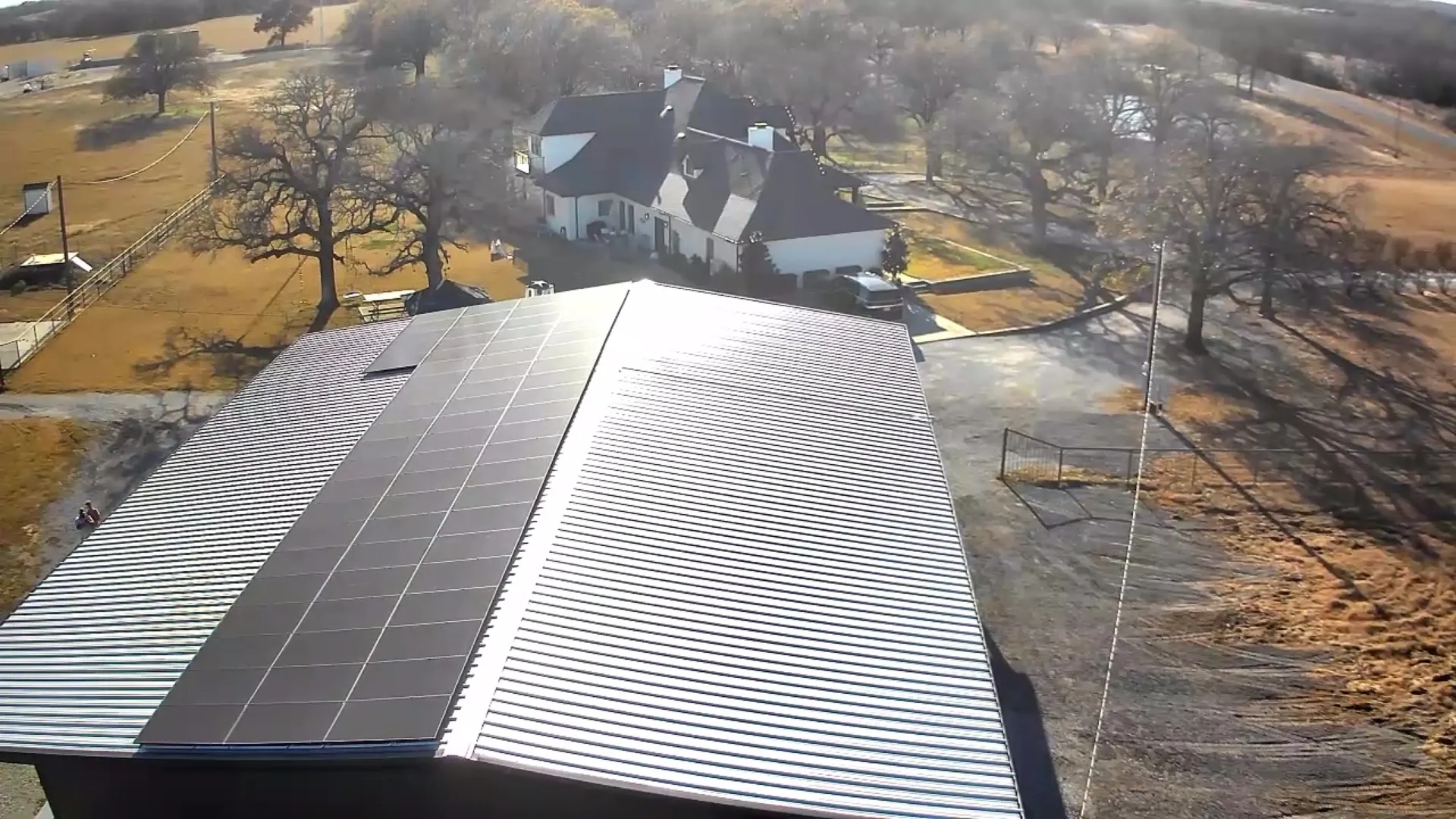 Rooftop solar panels for commercial property in North Texas