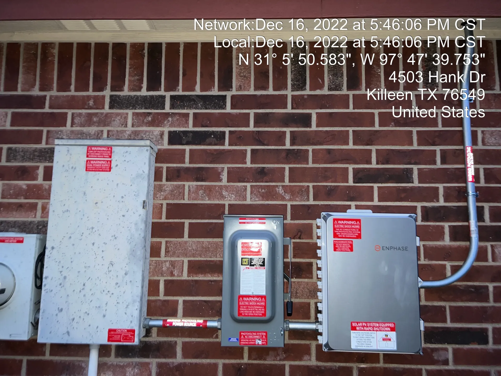Residential Enphase energy storage paired with solar in North Texas