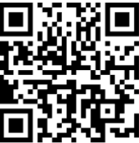 Black-and-white QR code for scanning