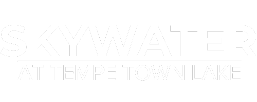 SKYWATER ATTEMPTORIAL LAKE logo in white.