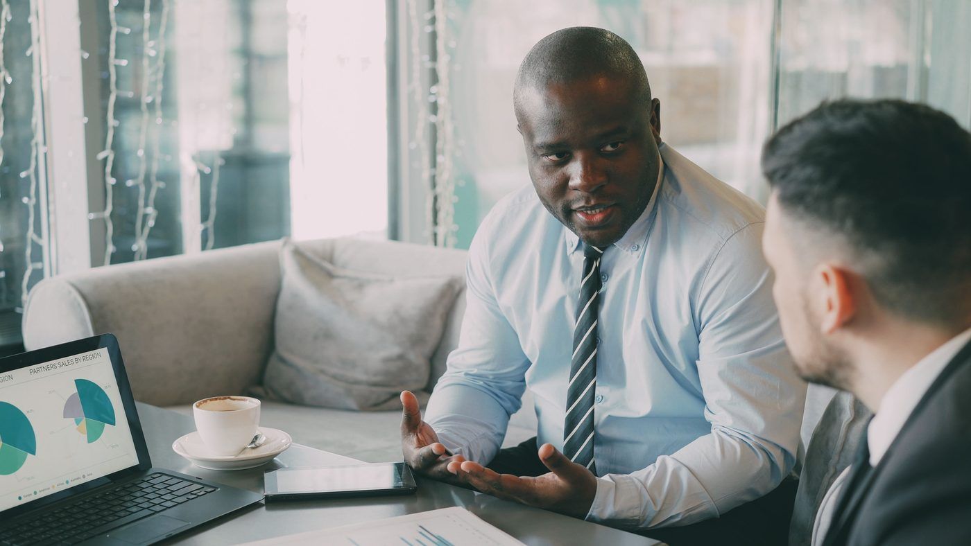 Advisor walking a client through accounting workflows