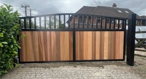 Red cedar gate