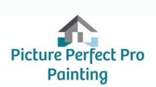 Picture Perfect Pro Painting logo with a gray roof icon and teal text on white background