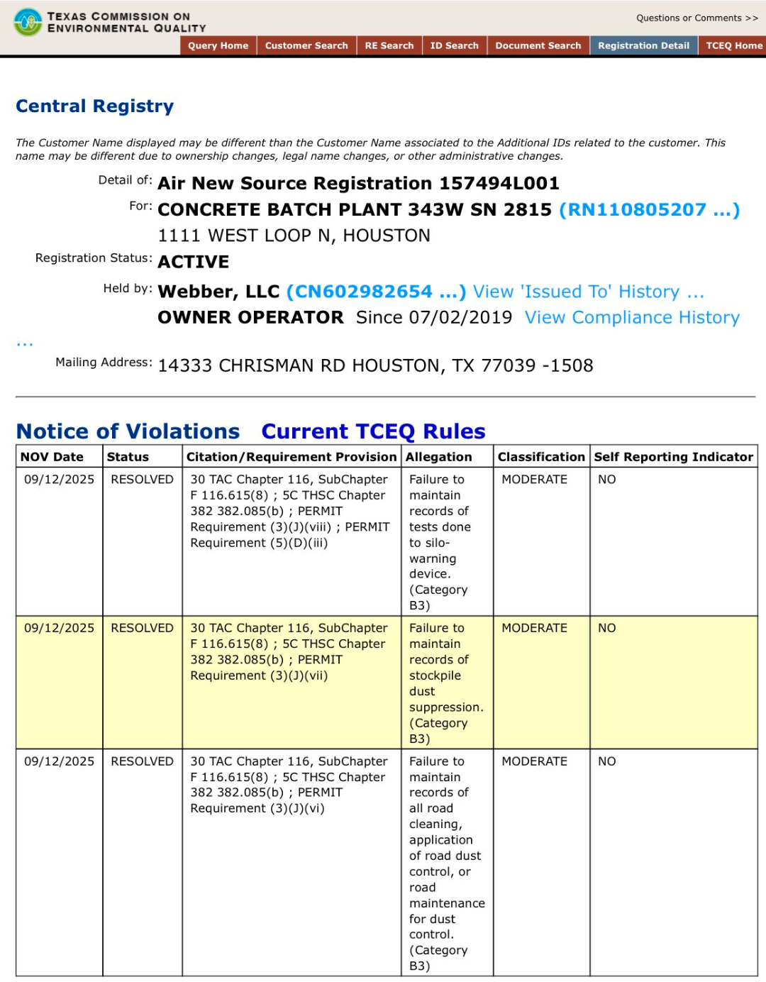 Tceq Rata Testing Webber Poisons Kids