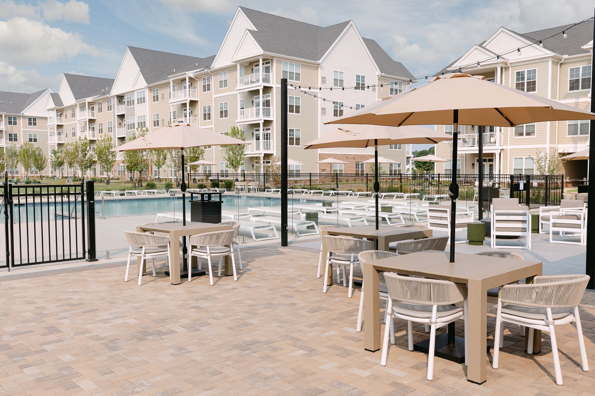 Susquehanna Trail Apartments Community Patio and Grilling Area