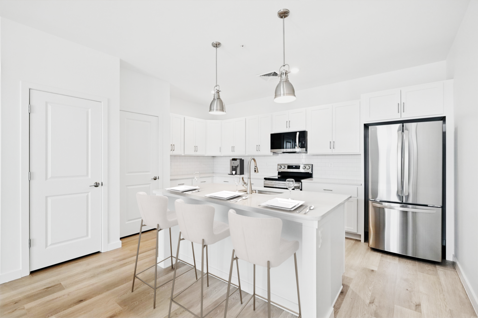 One Bedroom Staged Unit