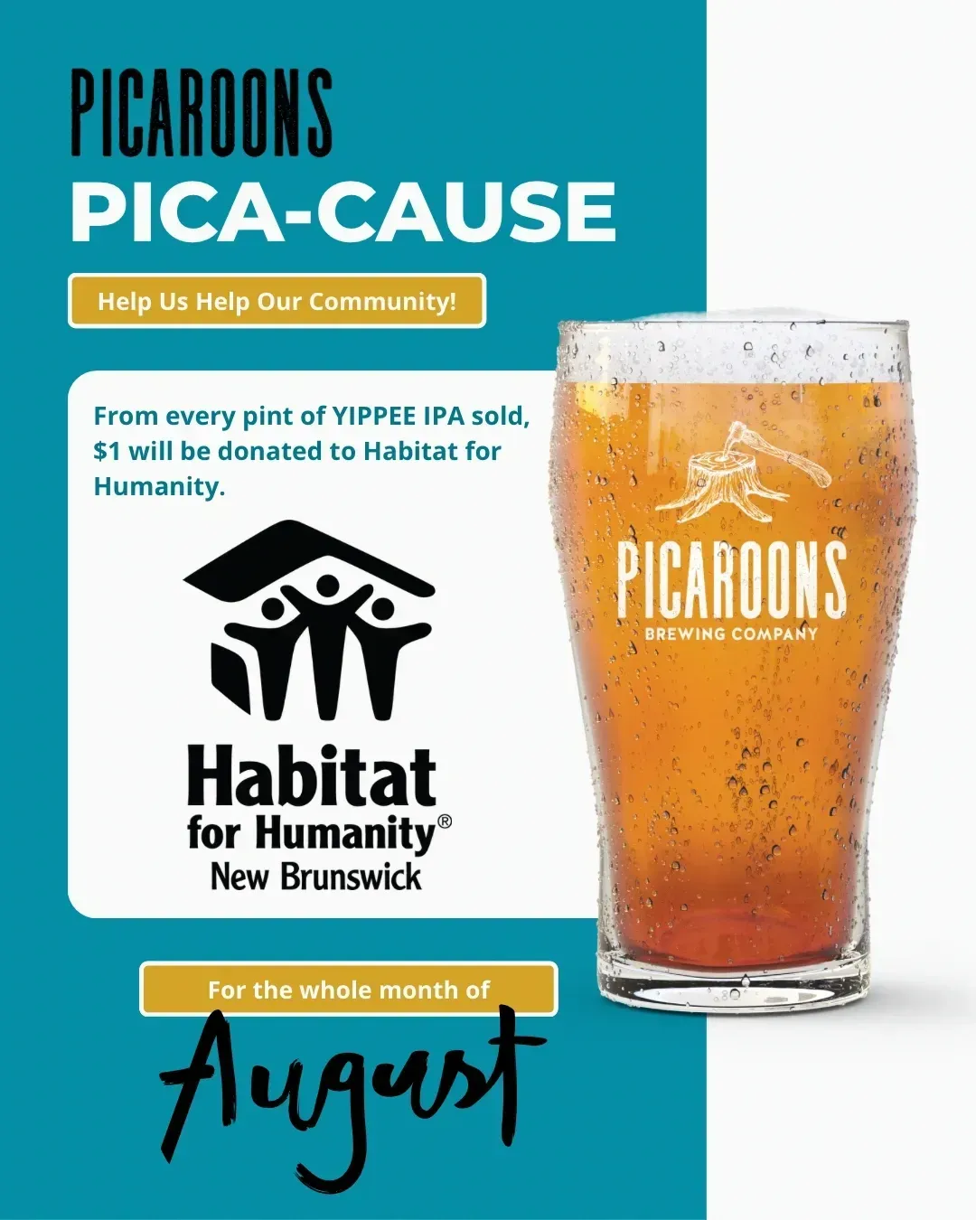 Pica-Cause - Collecte de fonds d'août