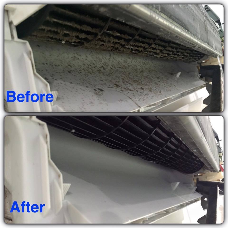 Air Conditioner clean — Local Electricians in Nebo, QLD