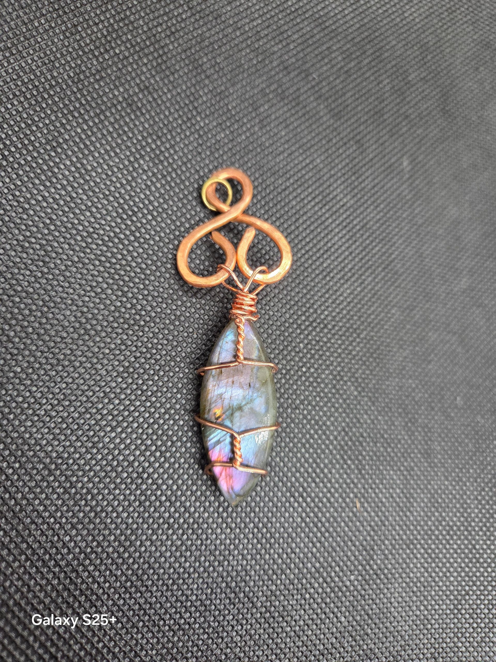 Copper and Labrodorite