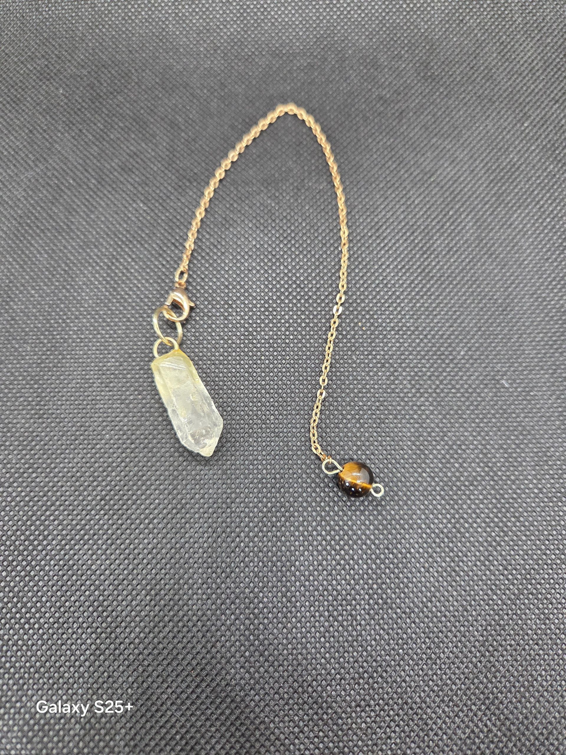 Clear Quartz Pendulum