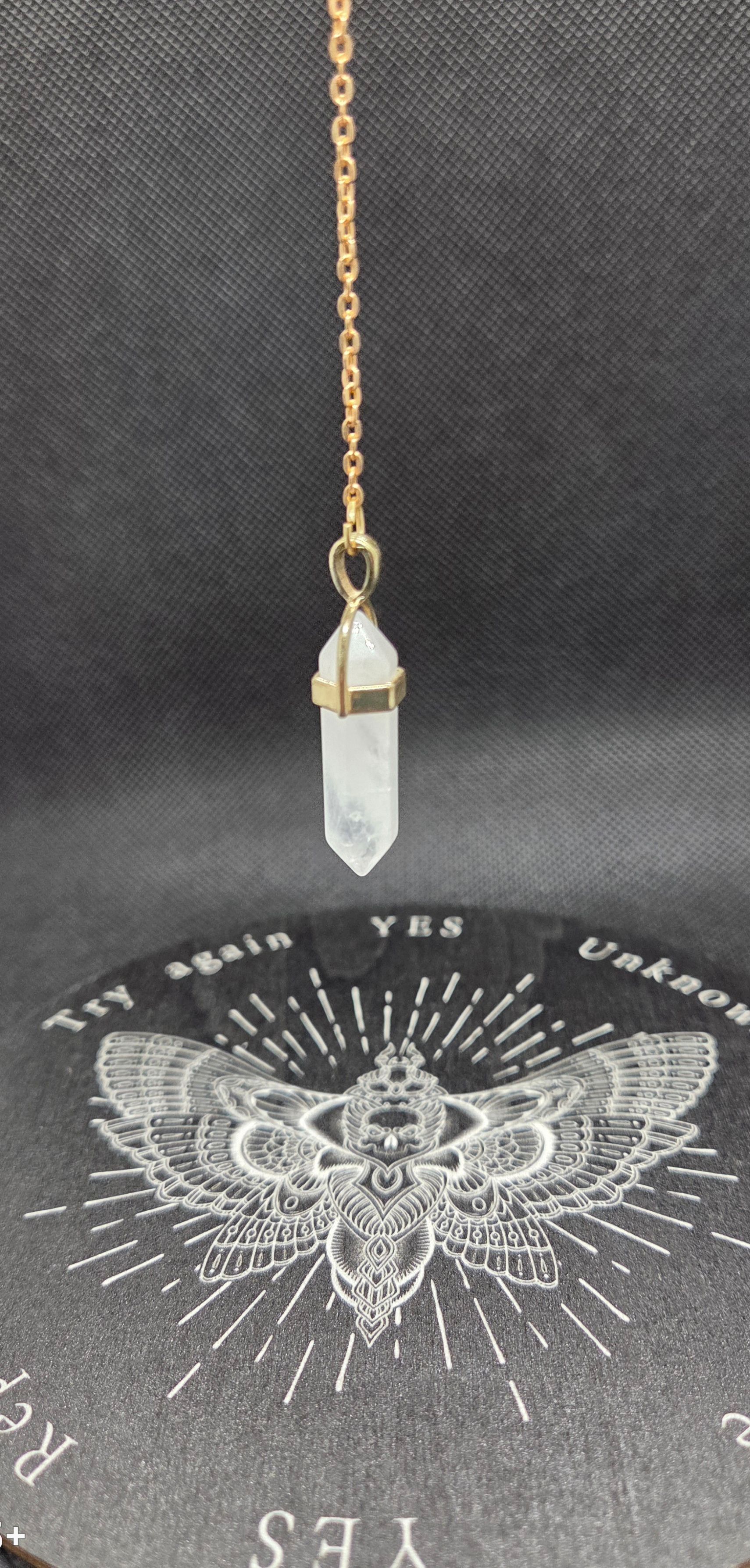 Small Clear Quartz Pendulum