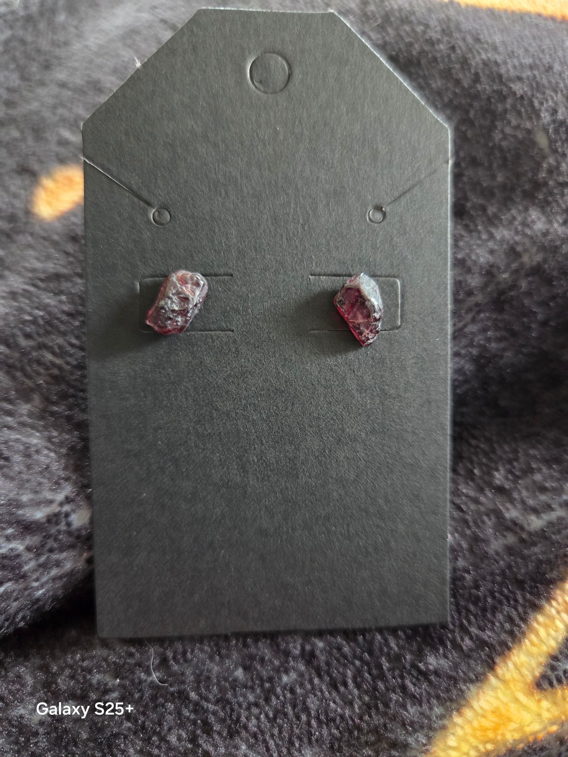 Garnet Studs