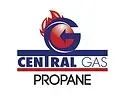 Central Gas Propane logo with red and blue flame emblem and black text