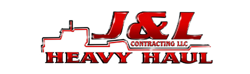 J&I Heavy Haul contracting logo in red and black with a truck outline